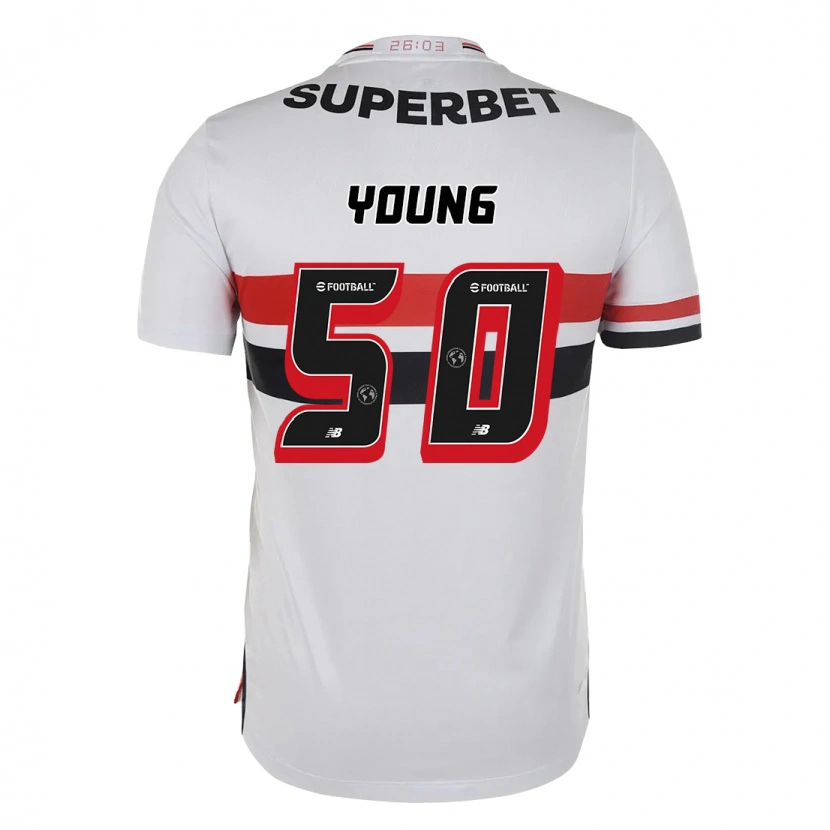 Danxen Kinderen Young #50 Rood Zwart Wit Thuisshirt Thuistenue 2025/26 T-Shirt
