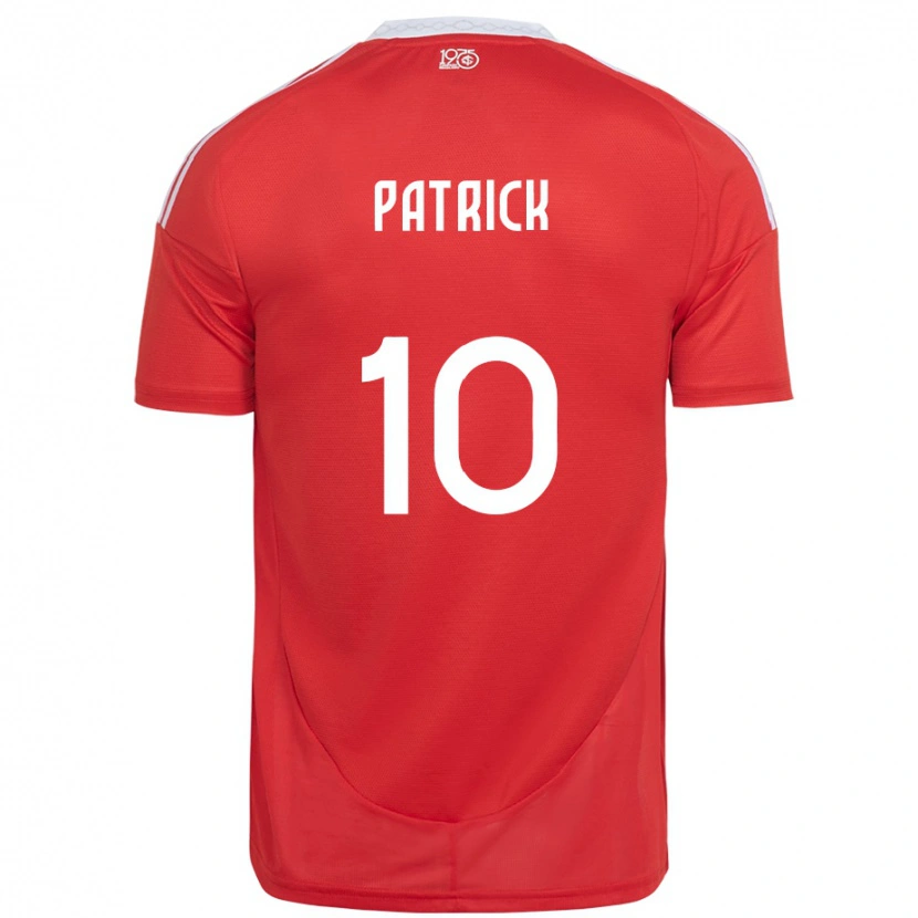 Danxen Kinderen Alan Patrick #10 Rood Wit Thuisshirt Thuistenue 2025/26 T-Shirt