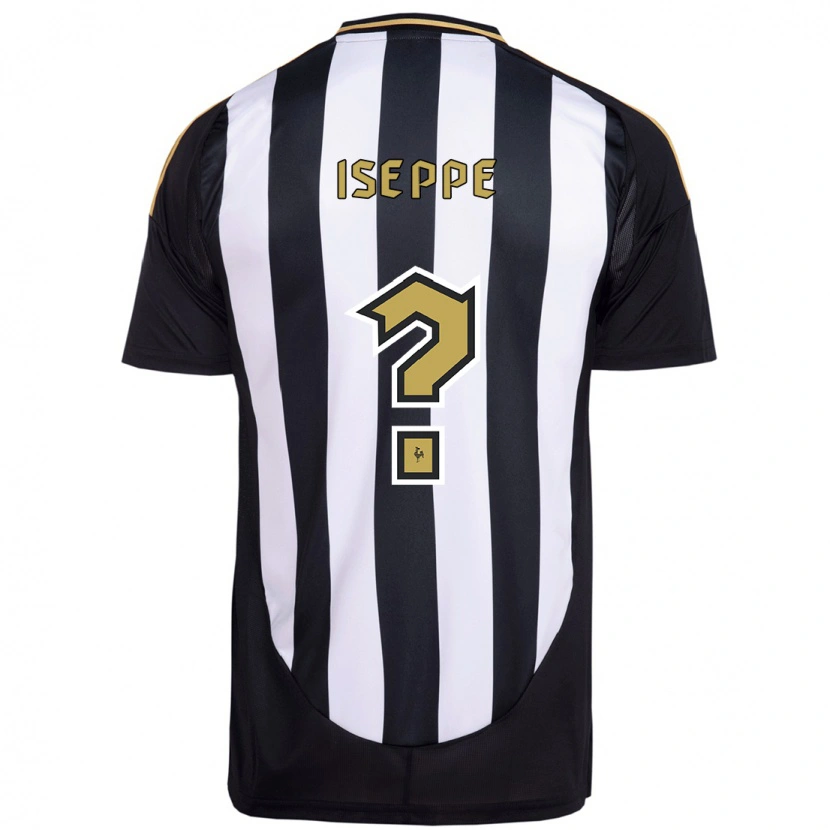 Danxen Kinderen Mateus Iseppe #0 Wit Zwart Thuisshirt Thuistenue 2025/26 T-Shirt