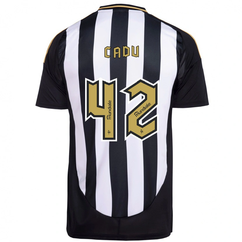 Danxen Kinderen Cadu #42 Wit Zwart Thuisshirt Thuistenue 2025/26 T-Shirt