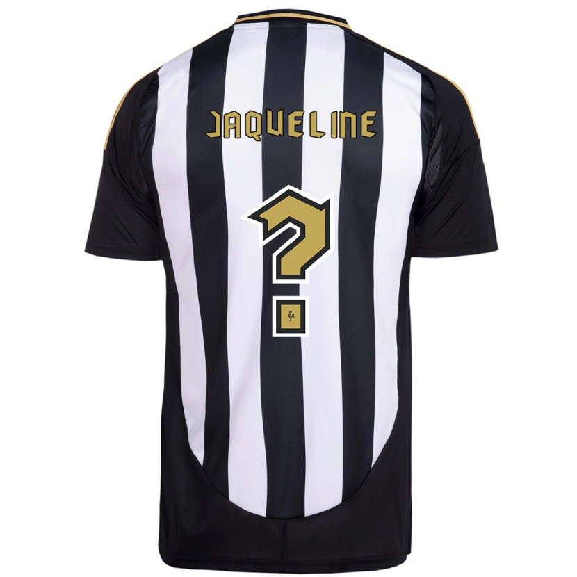 Danxen Kinderen Jaqueline #0 Wit Zwart Thuisshirt Thuistenue 2025/26 T-Shirt