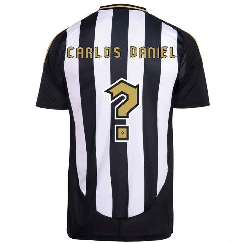 Danxen Kinderen Carlos Daniel #0 Wit Zwart Thuisshirt Thuistenue 2025/26 T-Shirt