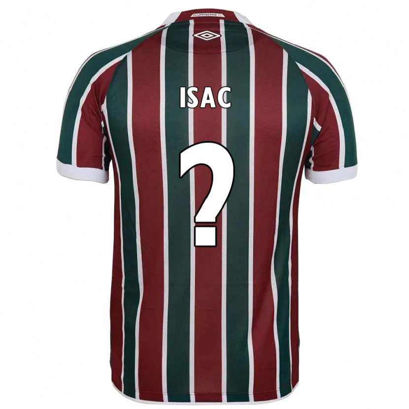 Danxen Kinderen Isac #0 Groen Maroon Wit Thuisshirt Thuistenue 2025/26 T-Shirt