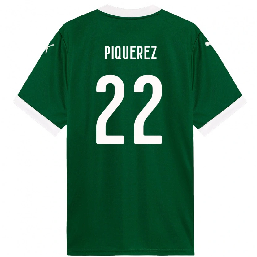 Danxen Kinderen Joaquín Piquerez #22 Groen Wit Thuisshirt Thuistenue 2025/26 T-Shirt