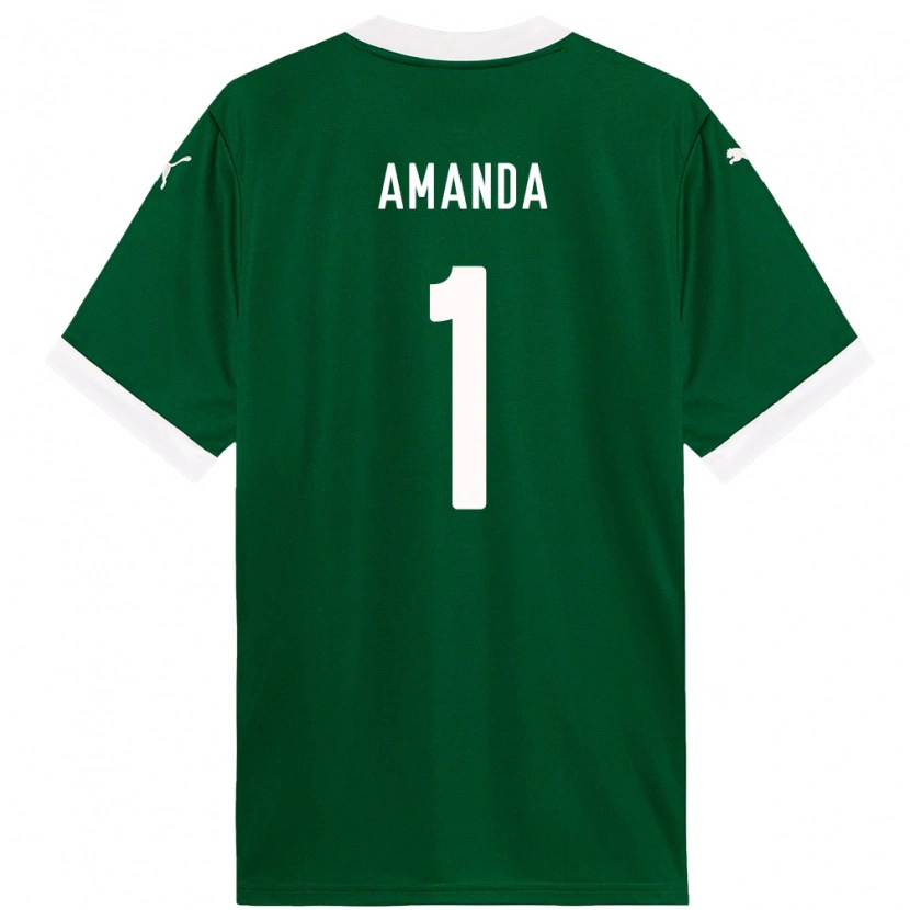 Danxen Kinderen Amanda #1 Groen Wit Thuisshirt Thuistenue 2025/26 T-Shirt