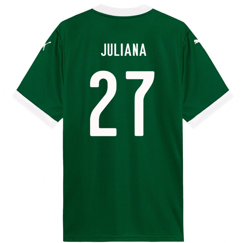 Danxen Kinderen Juliana #27 Groen Wit Thuisshirt Thuistenue 2025/26 T-Shirt