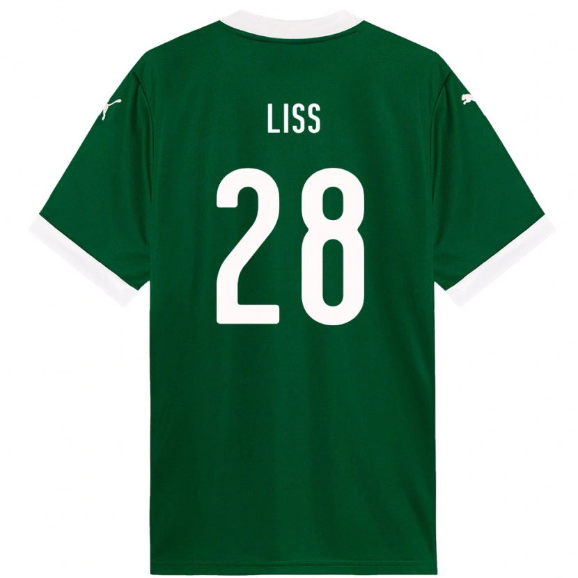 Danxen Kinderen Victória Liss #28 Groen Wit Thuisshirt Thuistenue 2025/26 T-Shirt
