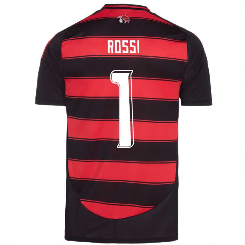 Danxen Kinderen Agustín Rossi #1 Rood Zwart Thuisshirt Thuistenue 2025/26 T-Shirt