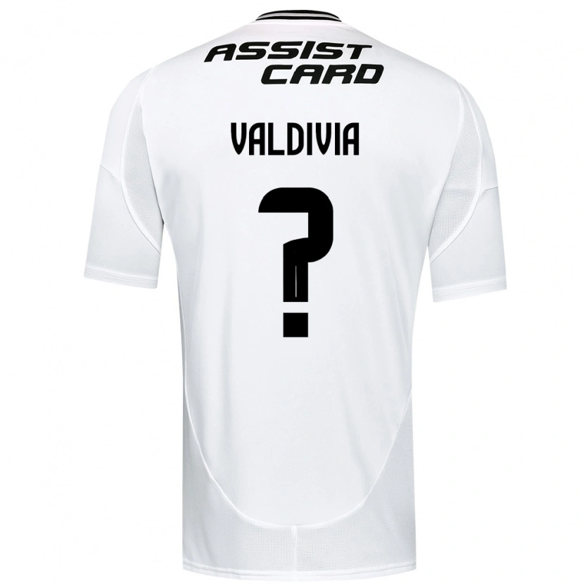 Danxen Kinderen Felipe Valdivia #0 Zwart Wit Geel Thuisshirt Thuistenue 2025/26 T-Shirt