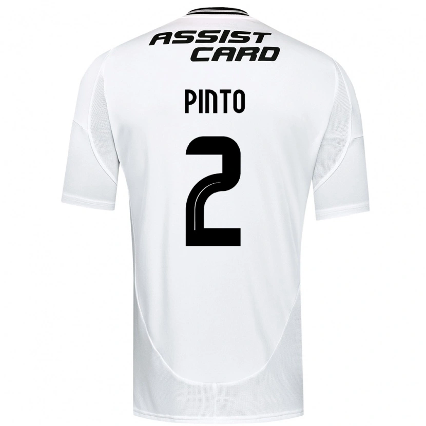 Danxen Kinderen Matías Pinto #2 Zwart Wit Geel Thuisshirt Thuistenue 2025/26 T-Shirt