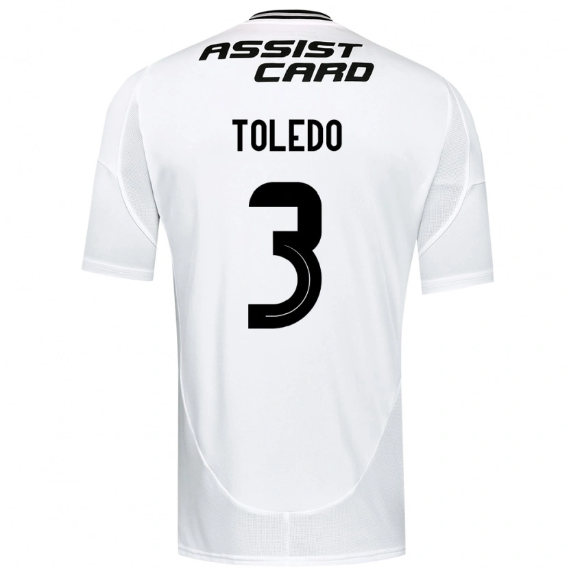 Danxen Kinderen Miguel Toledo #3 Zwart Wit Geel Thuisshirt Thuistenue 2025/26 T-Shirt