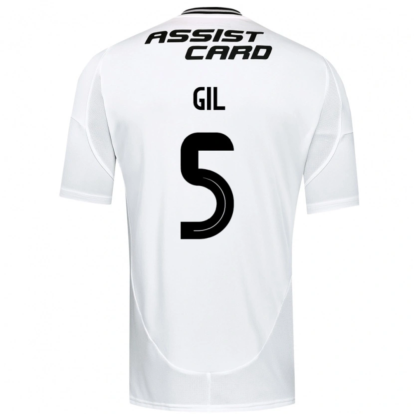 Danxen Kinderen Leonardo Gil #5 Zwart Wit Geel Thuisshirt Thuistenue 2025/26 T-Shirt