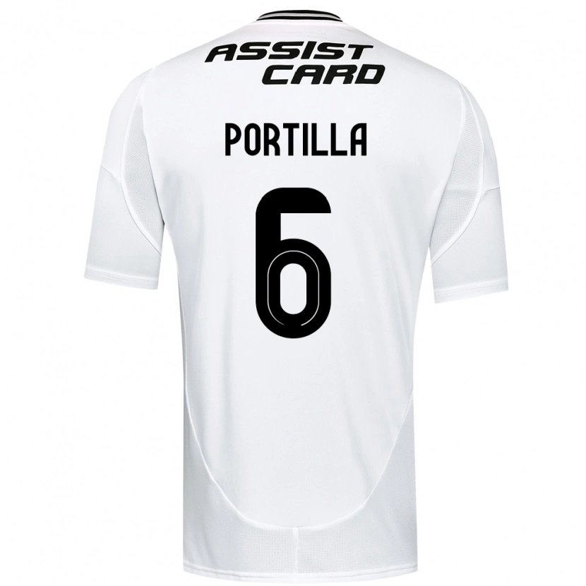 Danxen Kinderen Dylan Portilla #6 Zwart Wit Geel Thuisshirt Thuistenue 2025/26 T-Shirt