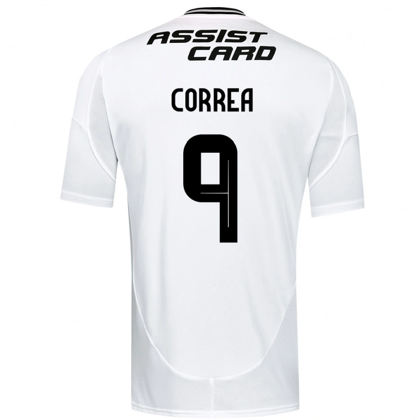 Danxen Kinderen Javier Correa #9 Zwart Wit Geel Thuisshirt Thuistenue 2025/26 T-Shirt