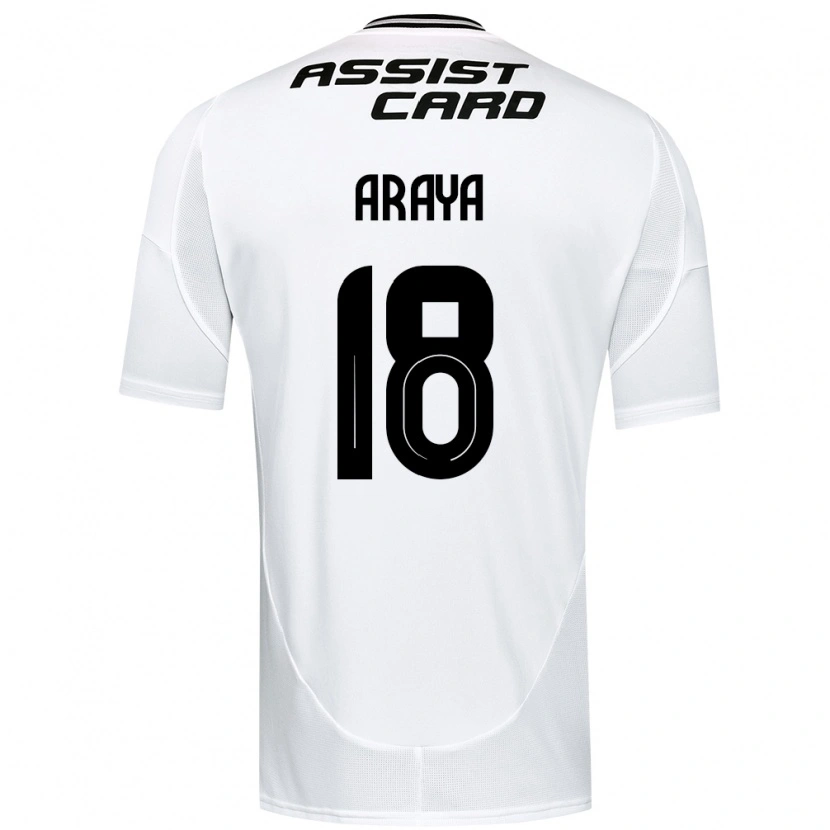 Danxen Kinderen Benjamín Araya #18 Zwart Wit Geel Thuisshirt Thuistenue 2025/26 T-Shirt