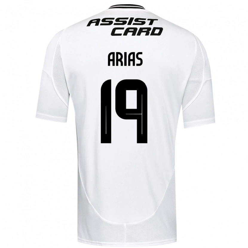 Danxen Kinderen Bastián Arias #19 Zwart Wit Geel Thuisshirt Thuistenue 2025/26 T-Shirt