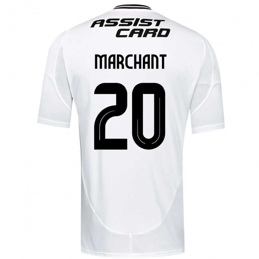 Danxen Kinderen Francisco Marchant #20 Zwart Wit Geel Thuisshirt Thuistenue 2025/26 T-Shirt