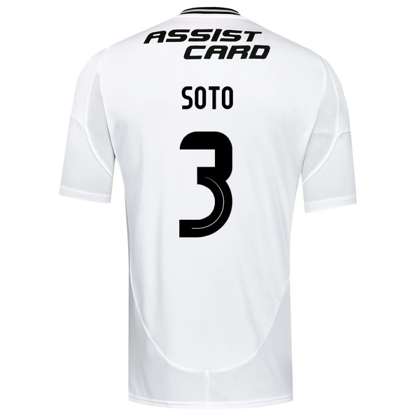 Danxen Kinderen Rocío Soto #3 Zwart Wit Geel Thuisshirt Thuistenue 2025/26 T-Shirt