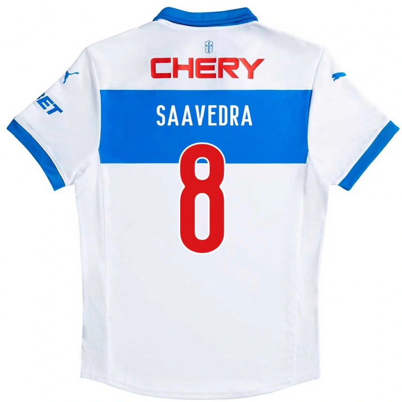 Danxen Kinderen Ignacio Saavedra #8 Zwart Blauw Thuisshirt Thuistenue 2025/26 T-Shirt