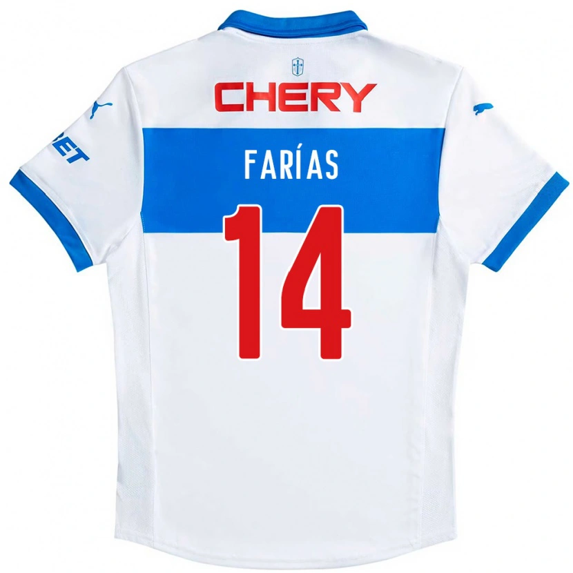 Danxen Kinderen Agustín Farías #14 Zwart Blauw Thuisshirt Thuistenue 2025/26 T-Shirt
