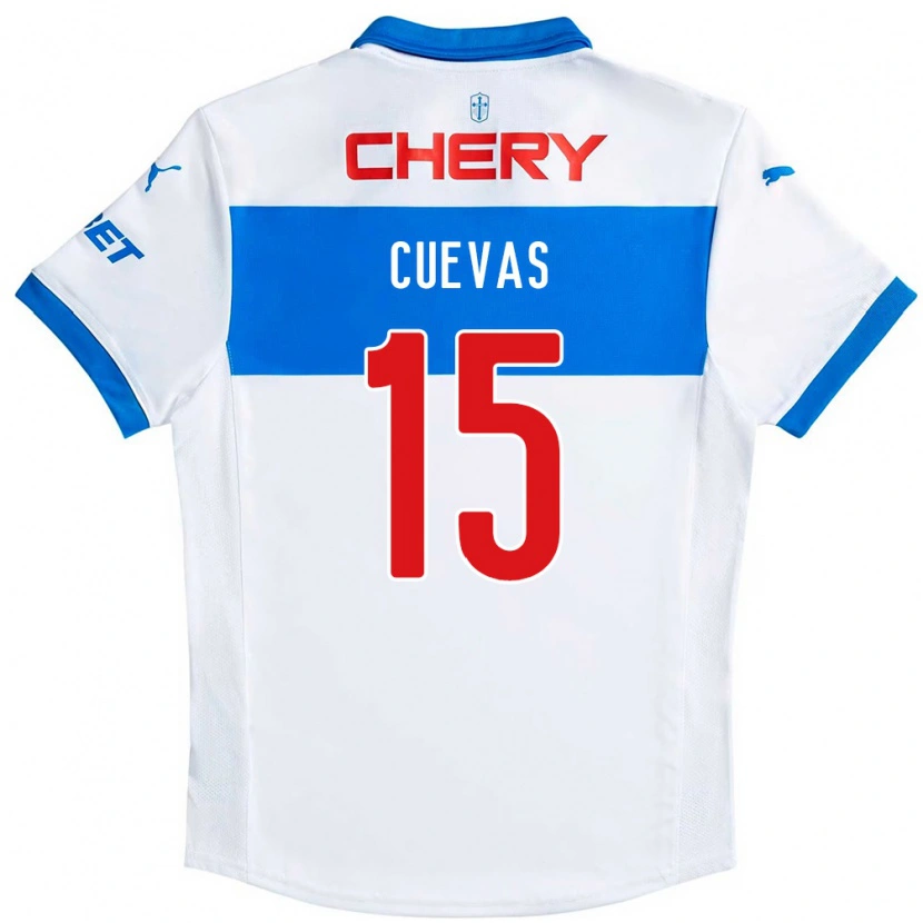 Danxen Kinderen Cristian Cuevas #15 Zwart Blauw Thuisshirt Thuistenue 2025/26 T-Shirt
