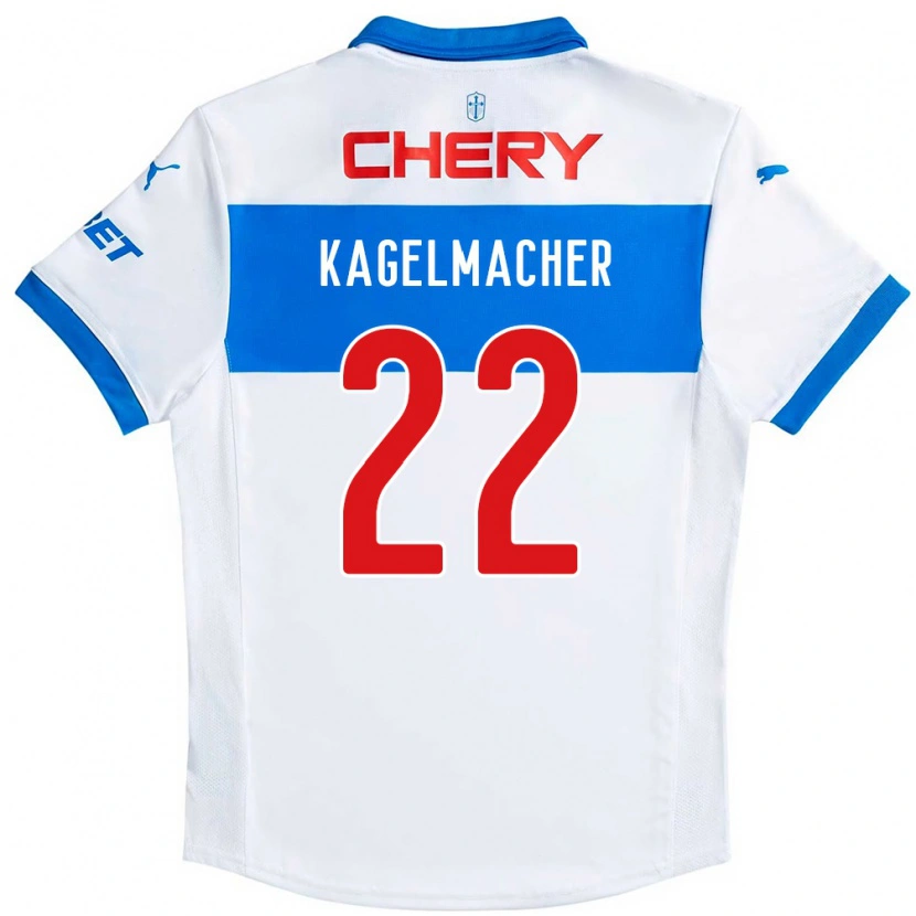 Danxen Kinderen Gary Kagelmacher #22 Zwart Blauw Thuisshirt Thuistenue 2025/26 T-Shirt