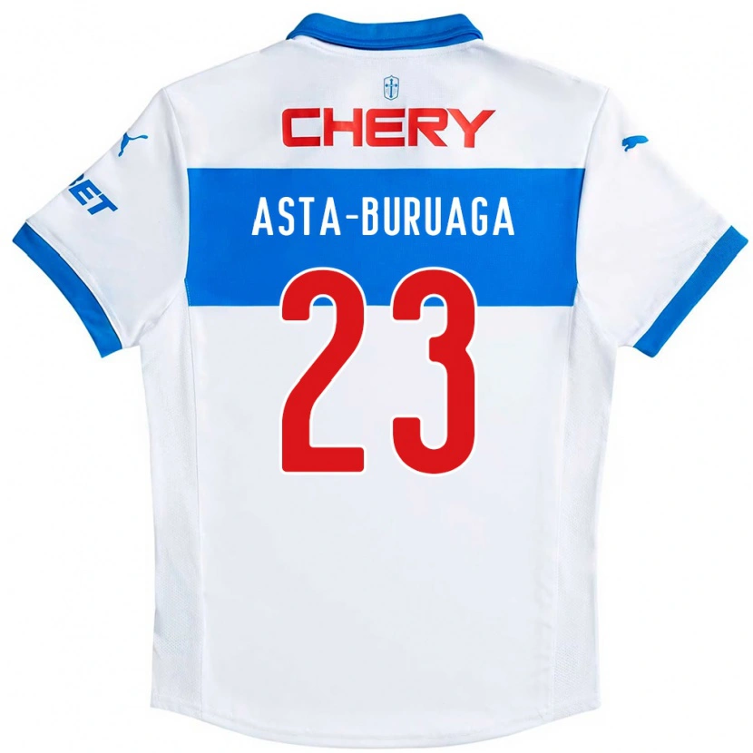 Danxen Kinderen Tomás Asta-Buruaga #23 Zwart Blauw Thuisshirt Thuistenue 2025/26 T-Shirt