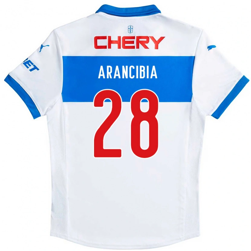 Danxen Kinderen Francisco Arancibia #28 Zwart Blauw Thuisshirt Thuistenue 2025/26 T-Shirt