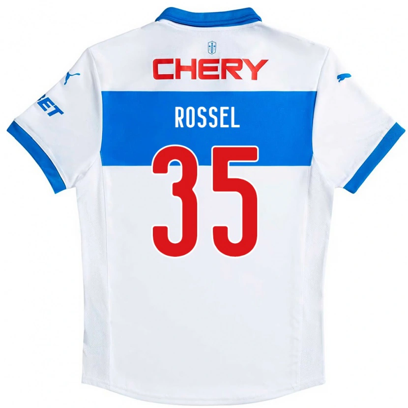 Danxen Kinderen Juan Francisco Rossel #35 Zwart Blauw Thuisshirt Thuistenue 2025/26 T-Shirt