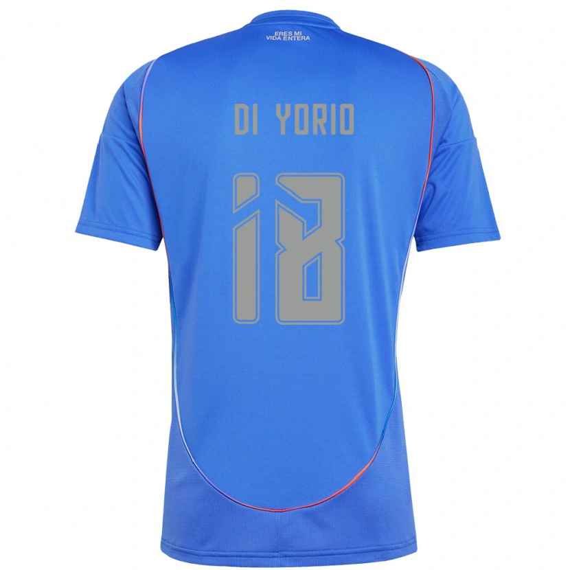 Danxen Kinderen Lucas Di Yorio #18 Hemelsblauw Thuisshirt Thuistenue 2025/26 T-Shirt
