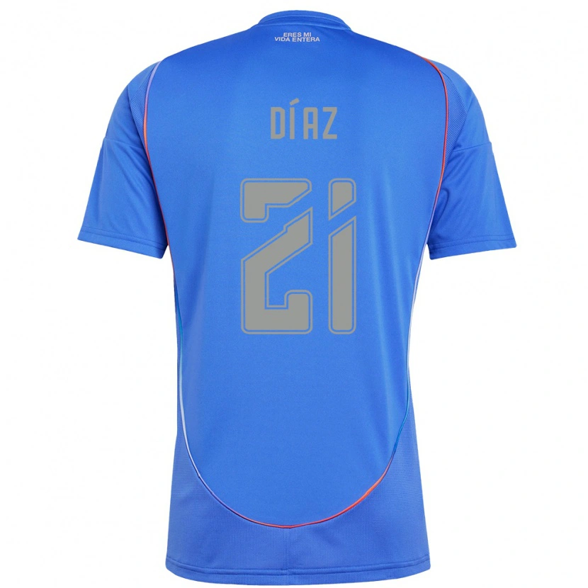 Danxen Kinderen Marcelo Díaz #21 Hemelsblauw Thuisshirt Thuistenue 2025/26 T-Shirt
