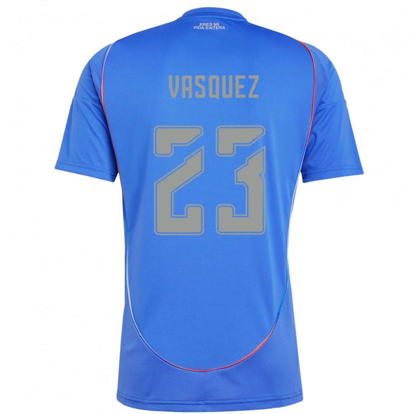 Danxen Kinderen Ignacio Vásquez #23 Hemelsblauw Thuisshirt Thuistenue 2025/26 T-Shirt