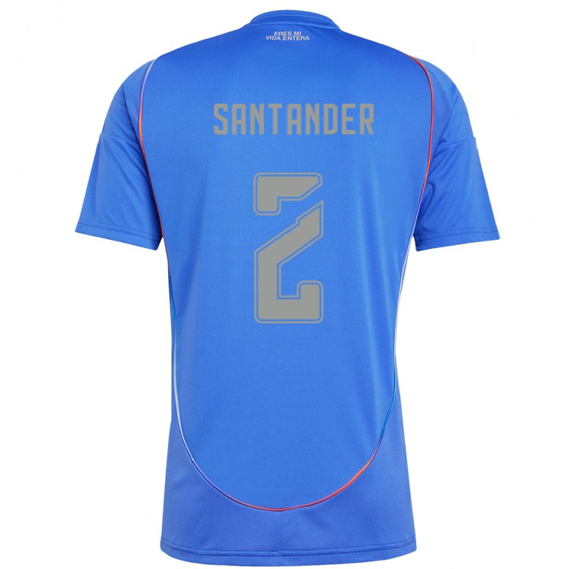 Danxen Kinderen Constanza Santander #2 Hemelsblauw Thuisshirt Thuistenue 2025/26 T-Shirt