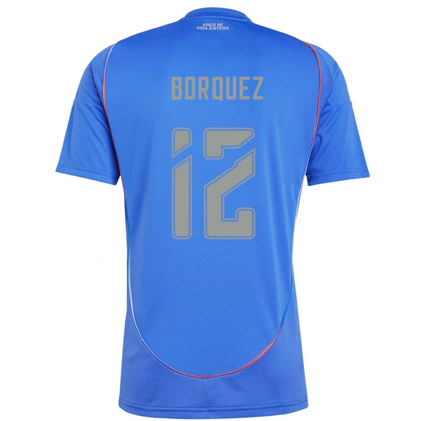 Danxen Kinderen Gabriela Bórquez #12 Hemelsblauw Thuisshirt Thuistenue 2025/26 T-Shirt