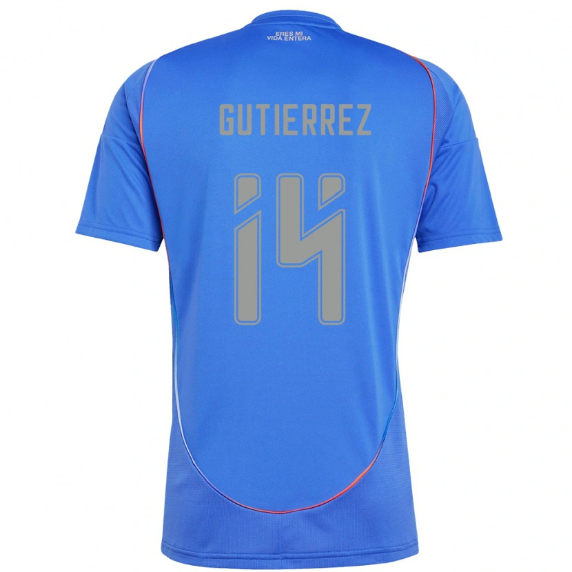 Danxen Kinderen Ana Gutiérrez #14 Hemelsblauw Thuisshirt Thuistenue 2025/26 T-Shirt