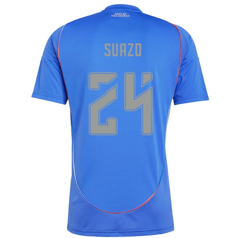 Danxen Kinderen Arantza Suazo #24 Hemelsblauw Thuisshirt Thuistenue 2025/26 T-Shirt