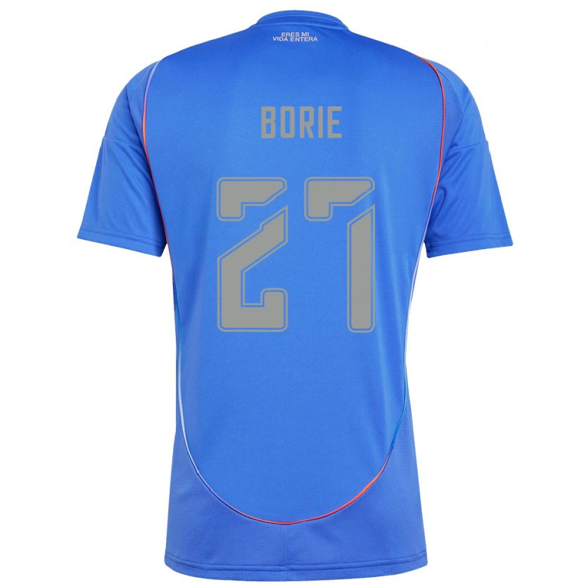 Danxen Kinderen Emilie Borie #27 Hemelsblauw Thuisshirt Thuistenue 2025/26 T-Shirt