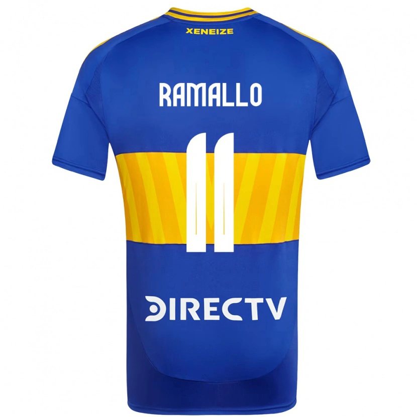 Danxen Kinderen Yael Ramallo #11 Koningsblauw Geel Thuisshirt Thuistenue 2025/26 T-Shirt
