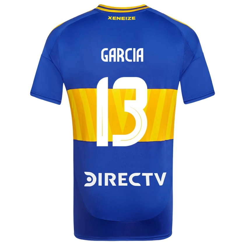 Danxen Kinderen Javier García #13 Koningsblauw Geel Thuisshirt Thuistenue 2025/26 T-Shirt