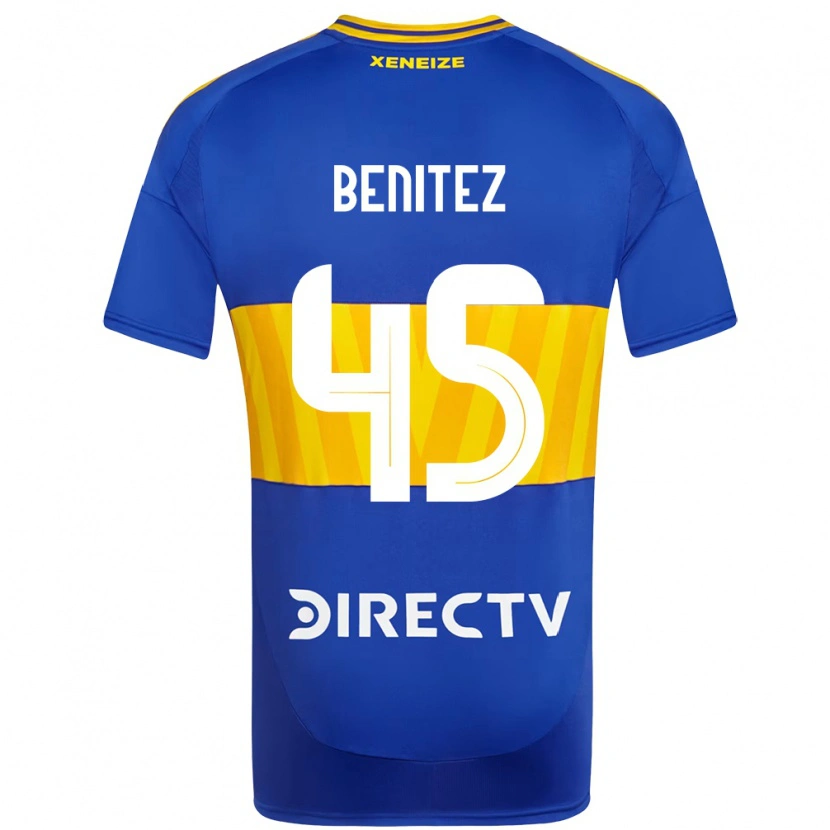 Danxen Kinderen Mauricio Benitez #45 Koningsblauw Geel Thuisshirt Thuistenue 2025/26 T-Shirt
