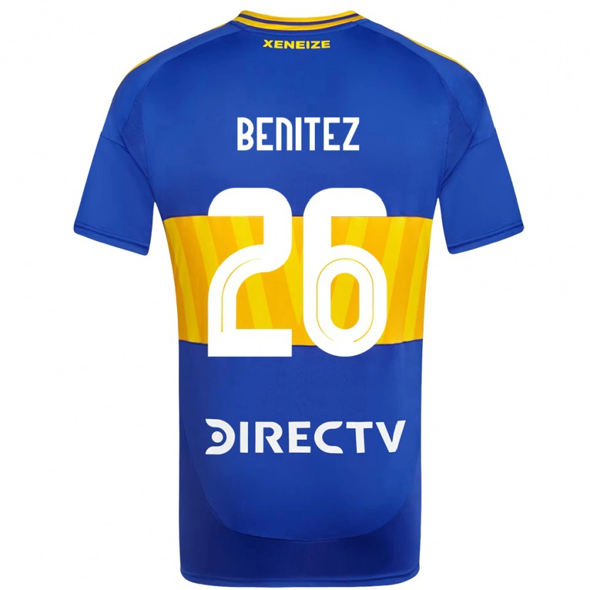 Danxen Kinderen Lorena Benítez #26 Koningsblauw Geel Thuisshirt Thuistenue 2025/26 T-Shirt