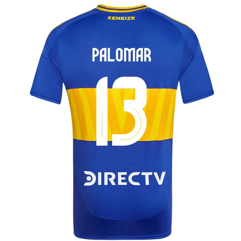 Danxen Kinderen Estefania Palomar #13 Koningsblauw Geel Thuisshirt Thuistenue 2025/26 T-Shirt