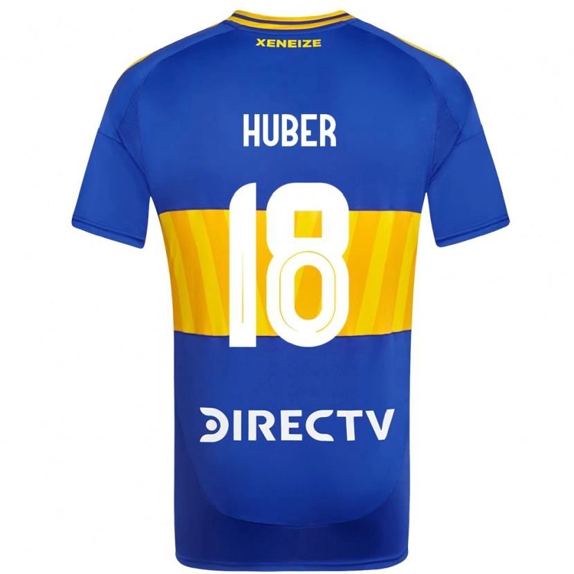 Danxen Kinderen Clarisa Huber #18 Koningsblauw Geel Thuisshirt Thuistenue 2025/26 T-Shirt