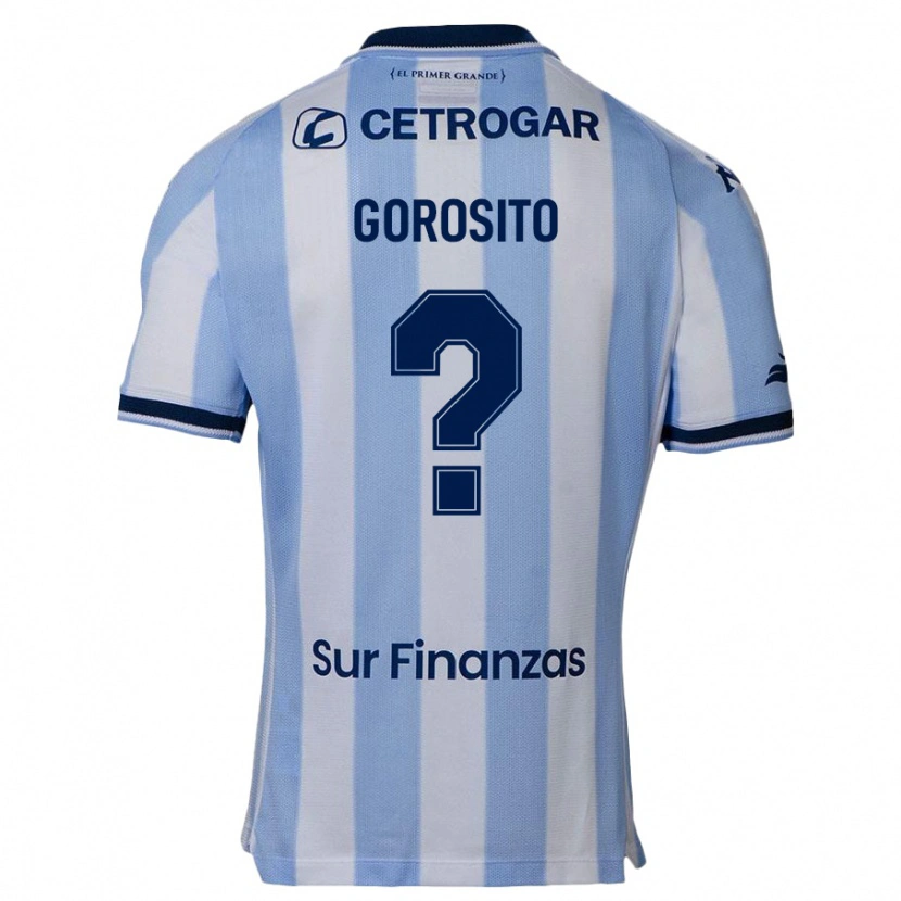 Danxen Kinderen Ivan Gorosito #0 Hemelsblauw Thuisshirt Thuistenue 2025/26 T-Shirt