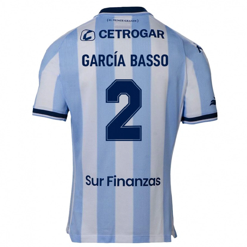 Danxen Kinderen Agustín García Basso #2 Hemelsblauw Thuisshirt Thuistenue 2025/26 T-Shirt