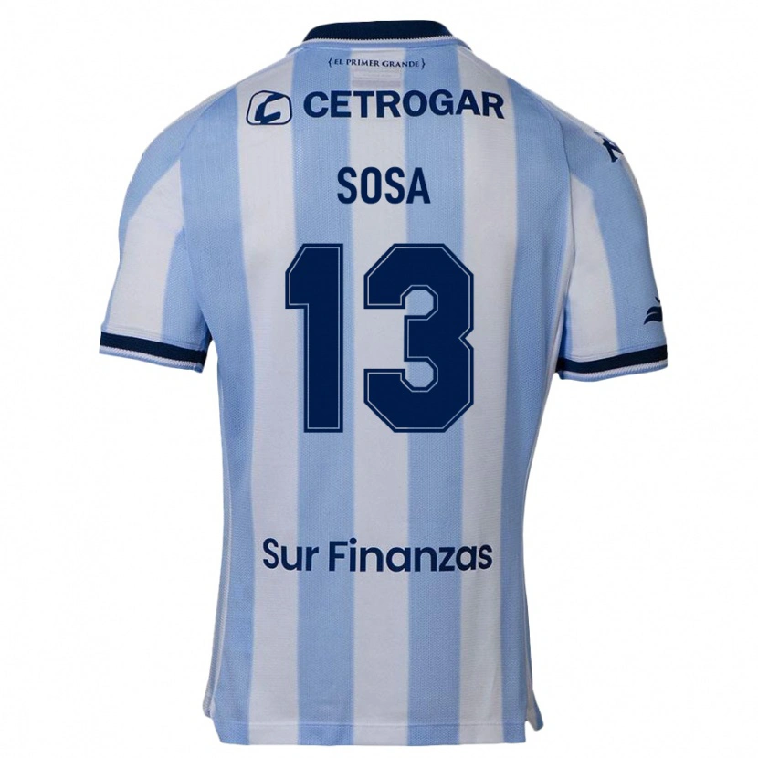 Danxen Kinderen Santiago Sosa #13 Hemelsblauw Thuisshirt Thuistenue 2025/26 T-Shirt