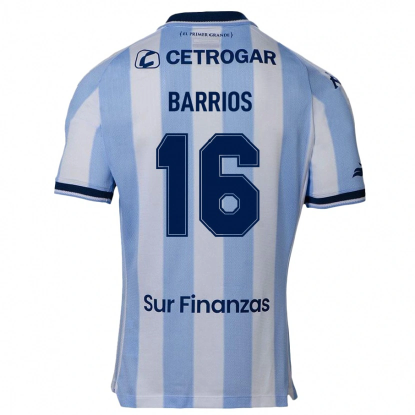Danxen Kinderen Martín Barrios #16 Hemelsblauw Thuisshirt Thuistenue 2025/26 T-Shirt