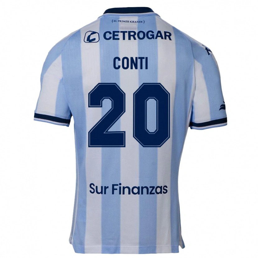Danxen Kinderen Germán Conti #20 Hemelsblauw Thuisshirt Thuistenue 2025/26 T-Shirt