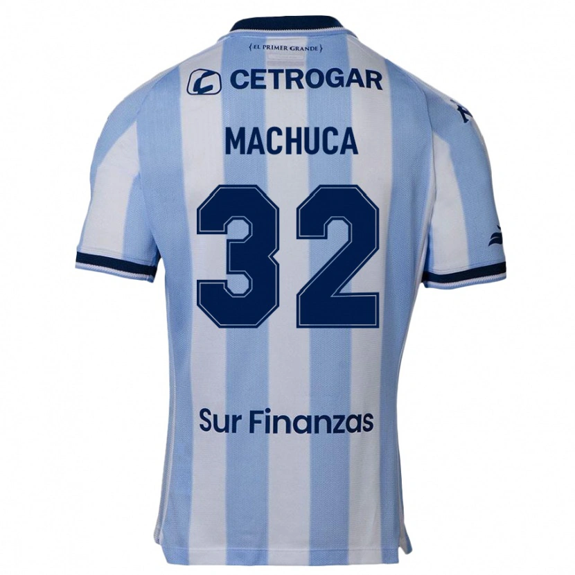 Danxen Kinderen Elias Machuca #32 Hemelsblauw Thuisshirt Thuistenue 2025/26 T-Shirt