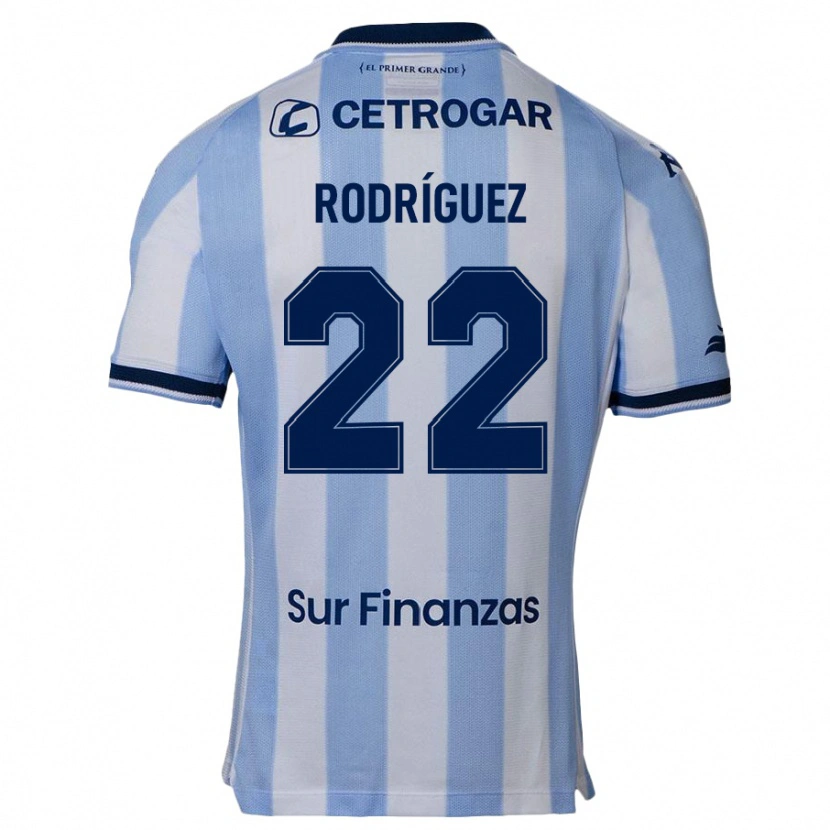 Danxen Kinderen Serena Rodríguez #22 Hemelsblauw Thuisshirt Thuistenue 2025/26 T-Shirt